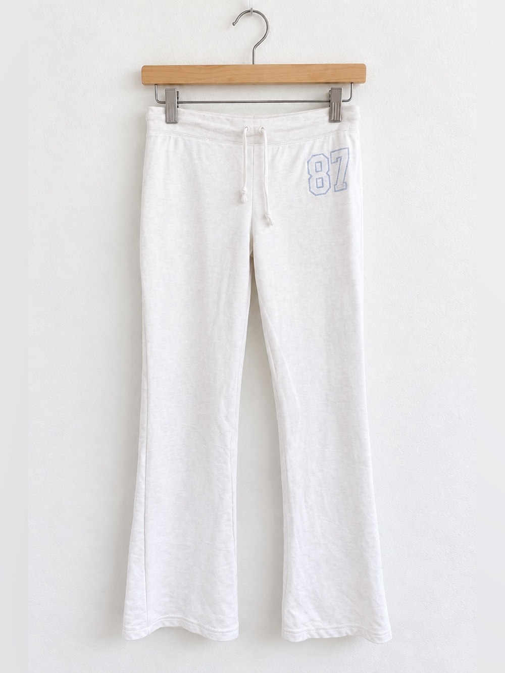 Aéropostale Y2K Women's White Sweatpants Drawstring Elastic Waist Logo, S